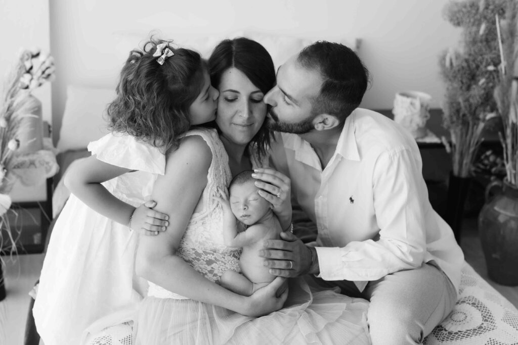 newborn family