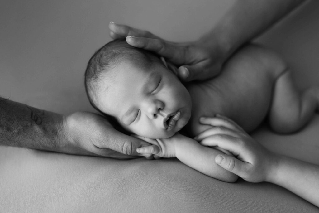 newborn family