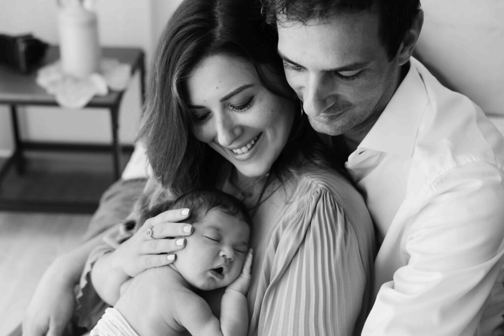 newborn family